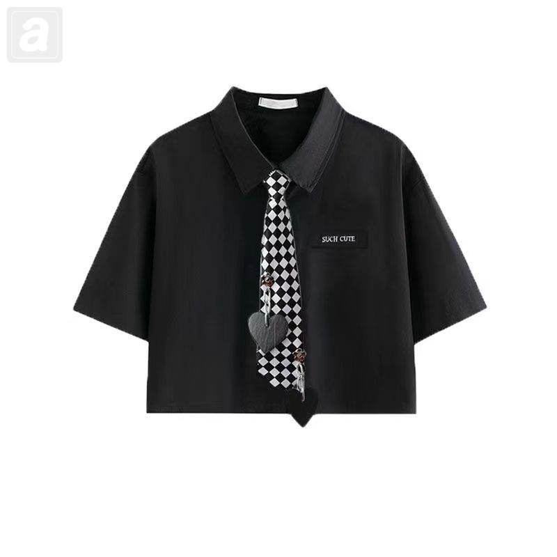 黑色襯衫（領帶）/單品