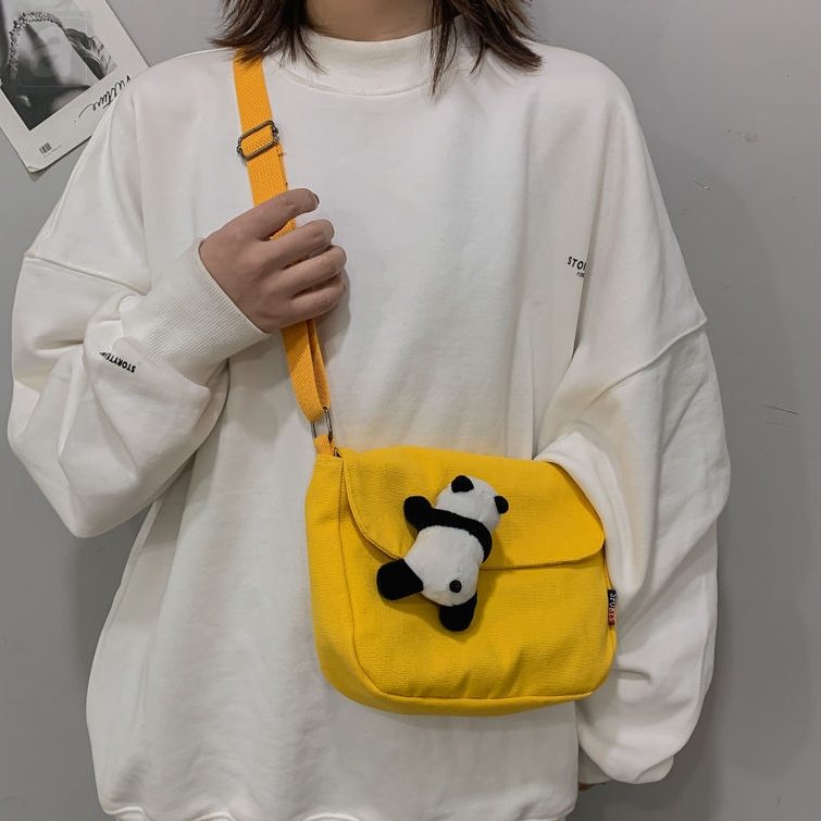 黃色+熊貓挂件