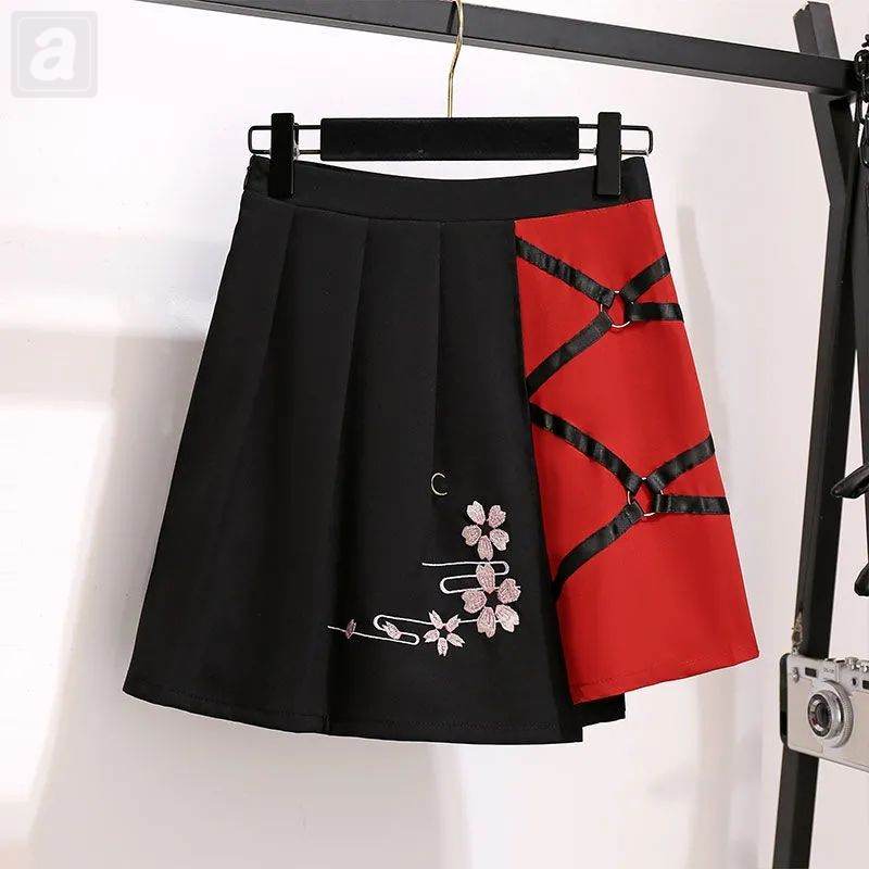 黑+紅半身裙類/單品