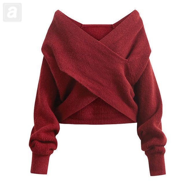 紅色毛衣單品