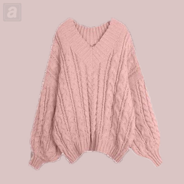 粉色毛衣/單件