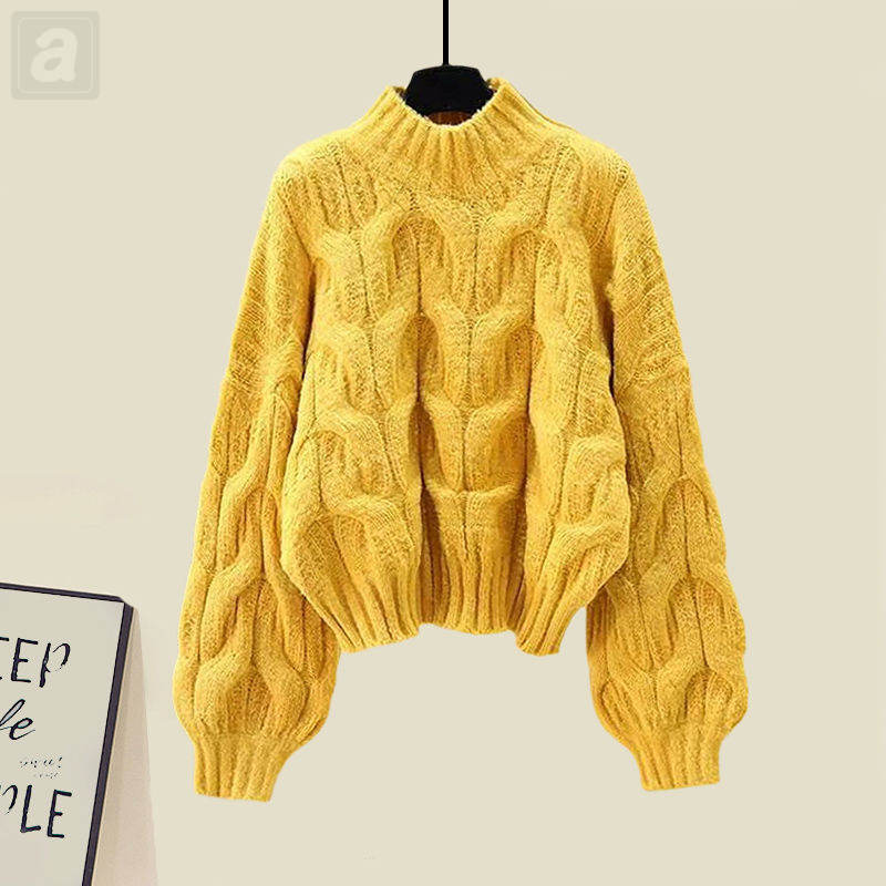 黃色/毛衣/單品