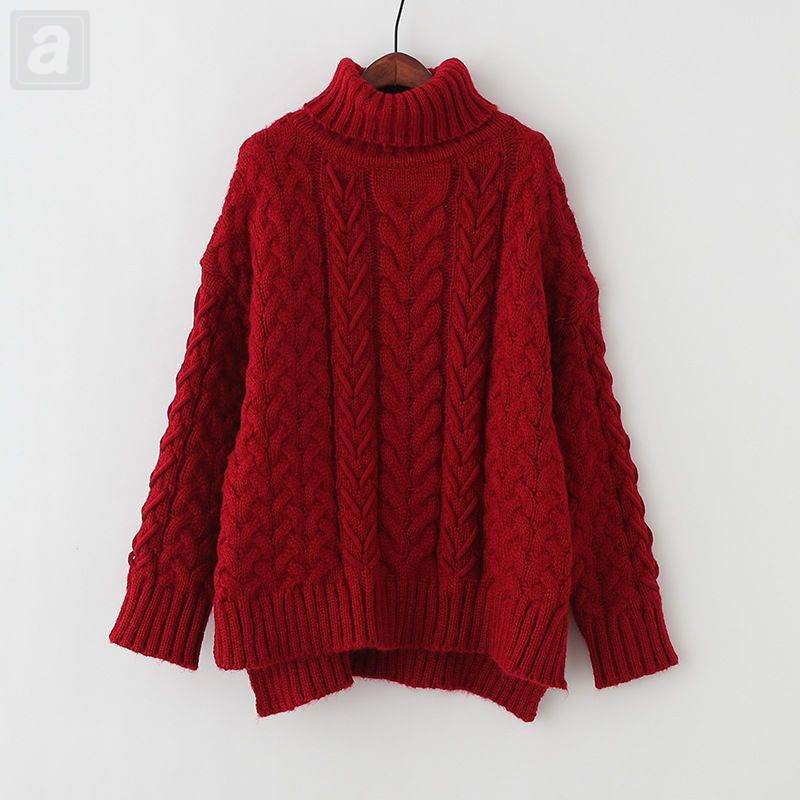 紅色/毛衣/單品