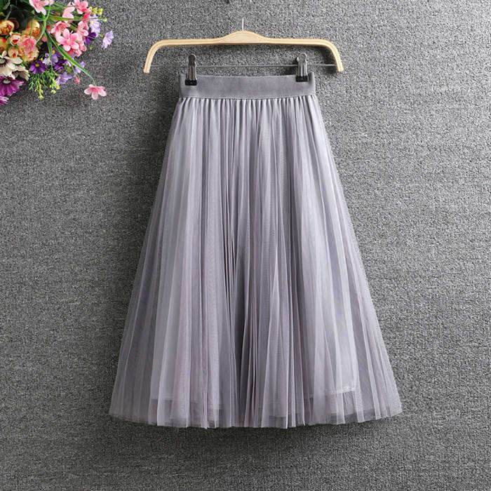 灰色裙長65cm