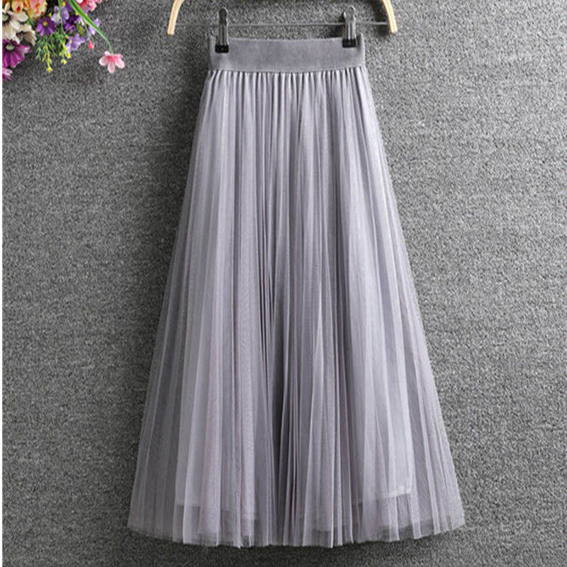 灰色裙長78cm