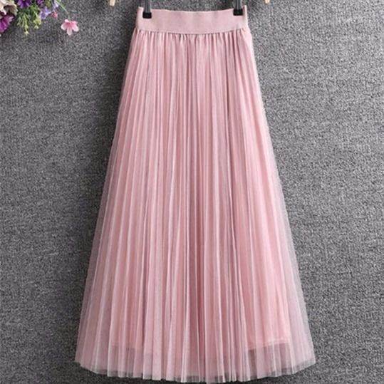 粉色裙長85cm