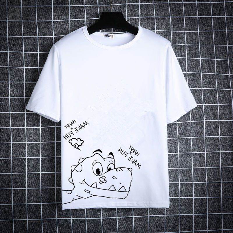白色恐龍頭/T恤/單品