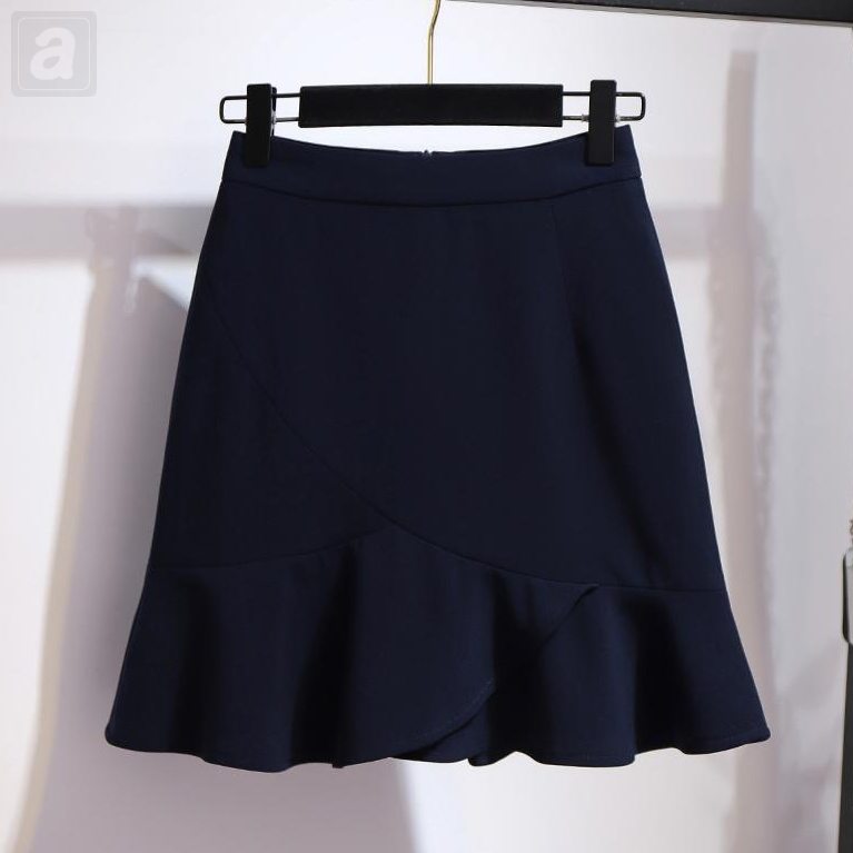 藍色/短裙/單件