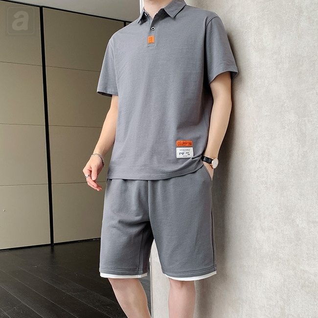 灰色/T恤+灰色/褲子