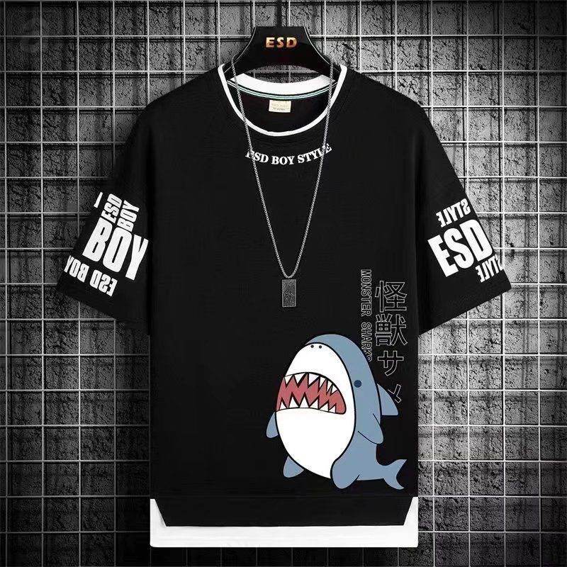 黑色T恤/鯊魚/單品