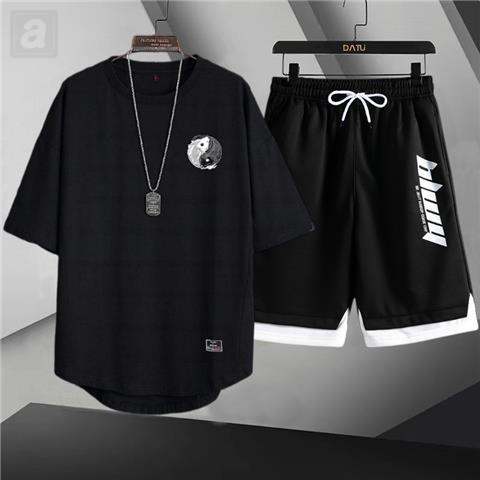 黑色/T恤+黑色/短褲03