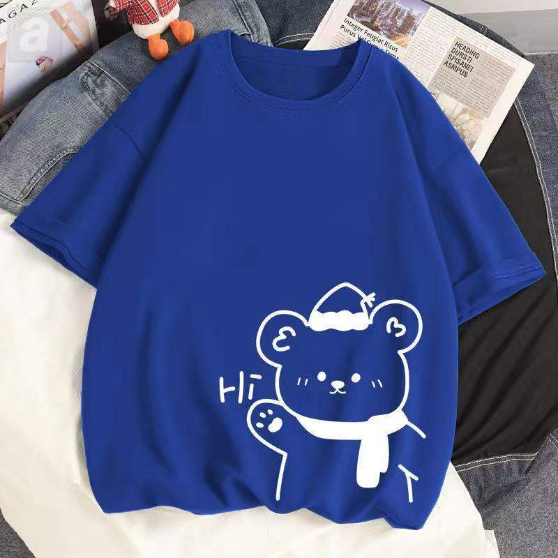 藍色/圍巾熊