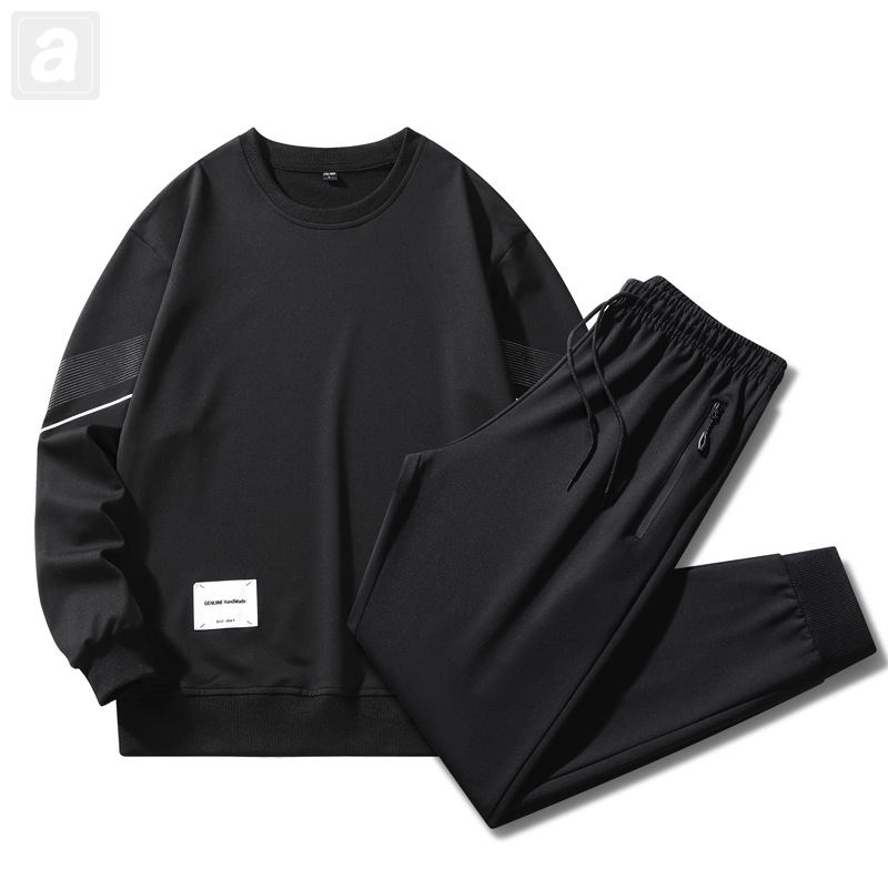 黑色/T恤+黑色/長褲