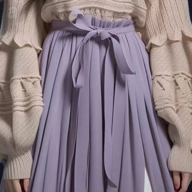 紫色/半身裙類/單品