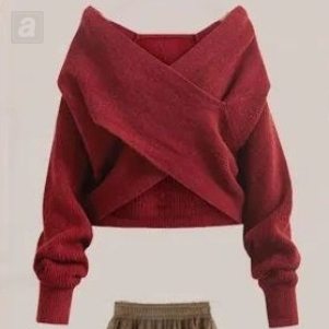 紅色針織衫/單品
