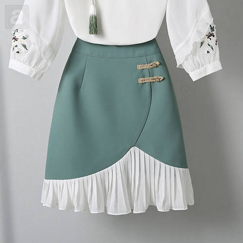 綠色半身裙/單品