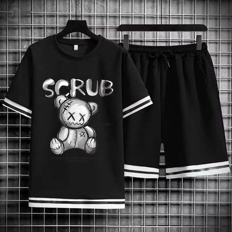 黑色02/T恤+黑色02/短褲